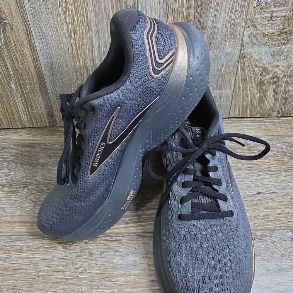 Brooks Womens Glycerin 21 Black Copper 1204081B029 Running Shoe Sz 9.5B Medium - Picture 3 of 11